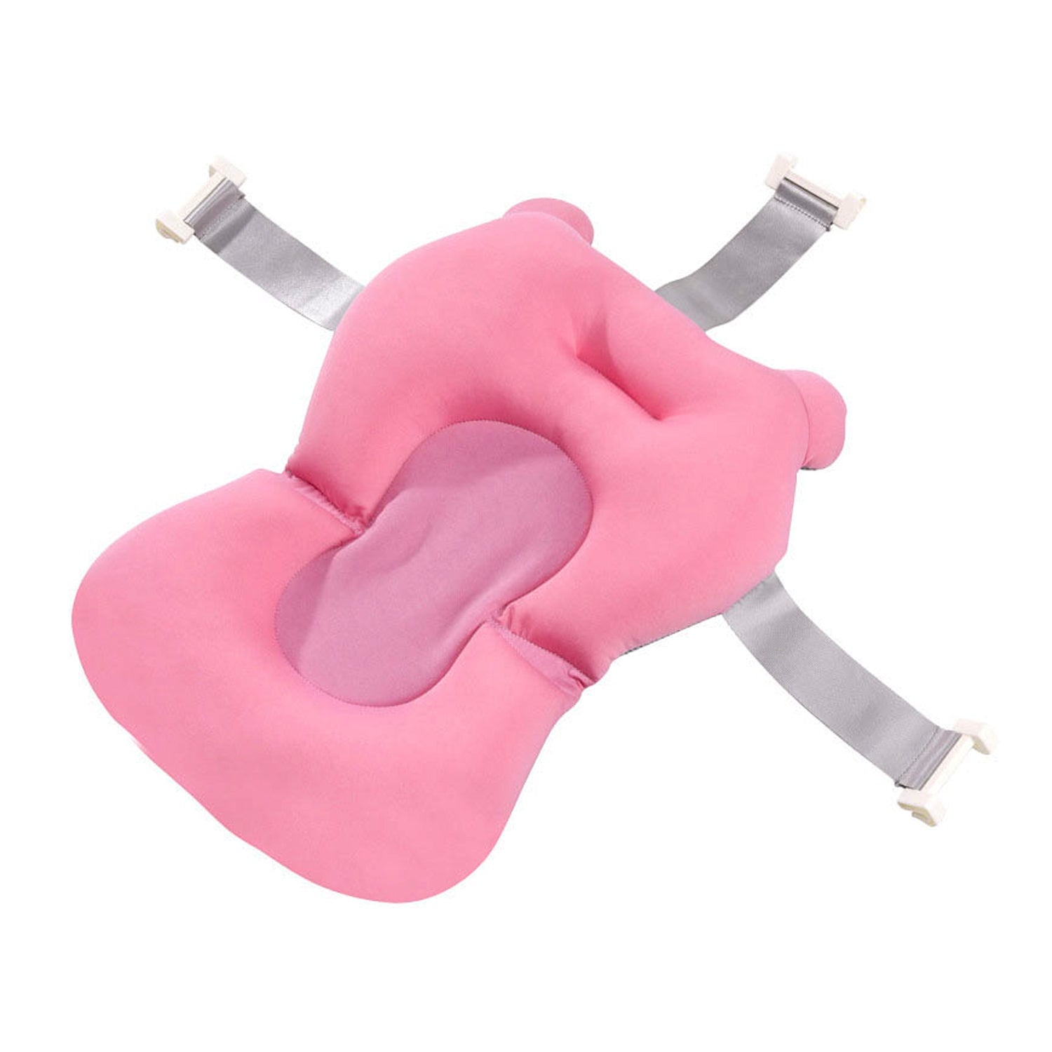 7522 Baby Bath Pillow Newborn Anti-Slip Bathtub Pad Foldable with Strap For 0-6 Month Baby DeoDap 7522 Baby Bath Pillow Newborn Anti-Slip Bathtub Pad Foldable with Strap For 0-6 Month Baby DeoDap